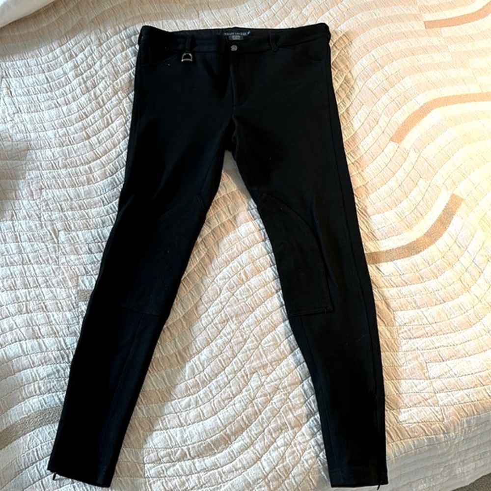 Ralph Lauren Blue Label Knit Equestrian Skinny Trousers